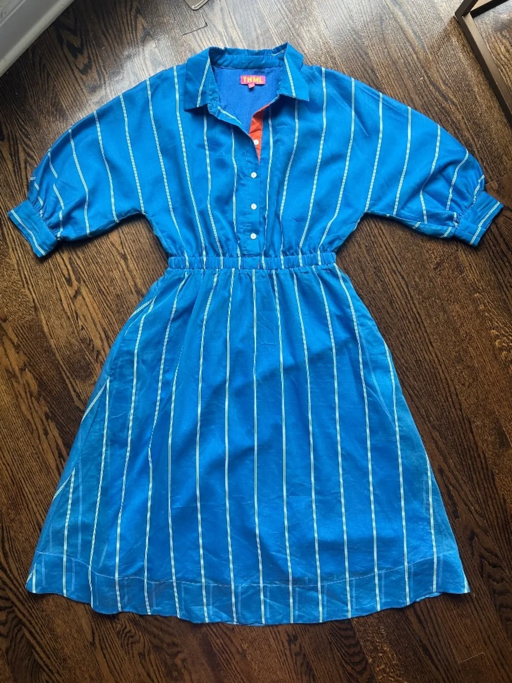 THML Blue and white stripe dress